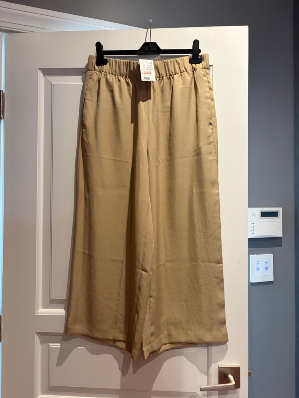 H&M Wide Leg Pants in Camel